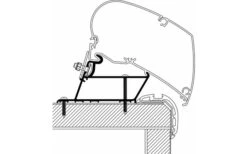 Thule Markisenadapter Malibu Roof 3,5 M -Dometic Verkäufe 230122 2661094
