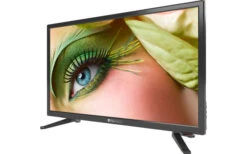 Opticum Travel TV Camping Set EasyFind Sat-Antenne Mit 24" Fernseher