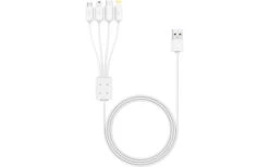 XLayer Octopus 4-in-1 Multi-USB Ladekabel 1,5m