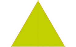 Bent Canvas Plain Single Tarp Lime Punch / Zipper Orange -Dometic Verkäufe 251417 1783103