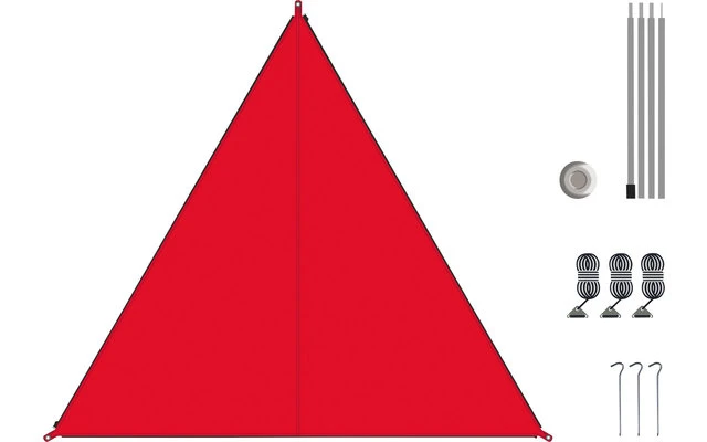 Bent Canvas Plain Set Tarp Sepia Blue / Zipper Light Blue 3 Bent Canvas Plain Set Tarp Sepia Blue / Zipper Light Blue – Bild 3