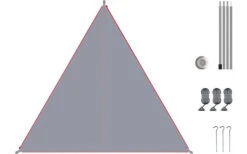 Bent Canvas Plain Set Tarp Lime Punch / Zipper Orange -Dometic Verkäufe 251471 2424154 1