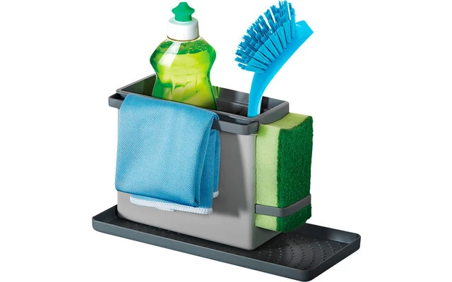 Metaltex Tidytex Spülbecken-Organizer Hellgrau 1 Metaltex Tidytex Spülbecken-Organizer Hellgrau