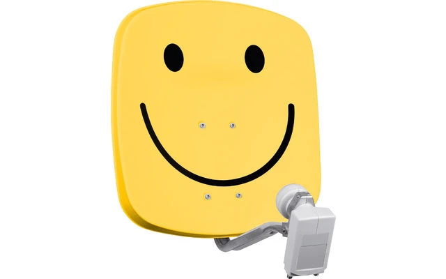 Technisat Set DigiDish 45 Sat-Antenne (Twin-LNB) Mit Digit S3 HD SAT-Receiver Smiley 5 Technisat Set DigiDish 45 Sat-Antenne (Twin-LNB) Mit Digit S3 HD SAT-Receiver Smiley – Bild 5