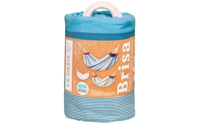 La Siesta Brisa Doppel-Outdoorhängematte Sea Salt 3 La Siesta Brisa Doppel-Outdoorhängematte Sea Salt – Bild 3