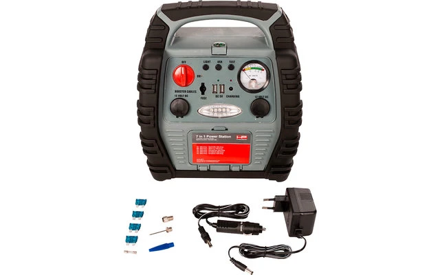 HP 7 In 1 Power Station Jumpstarter Set 12 V / 900 A 1 HP 7 In 1 Power Station Jumpstarter Set 12 V / 900 A