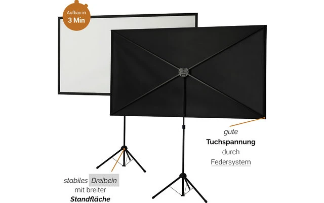 Celexon Ultra-lightweight Stativleinwand 177 X 100 Cm 3 Celexon Ultra-lightweight Stativleinwand 177 X 100 Cm – Bild 3