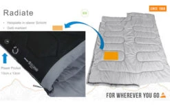 Vango Radiate Single Deckenschlafsack Schwarz -Dometic Verkäufe 306982 2716898