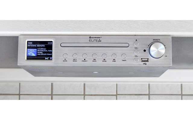 Soundmaster ICD2200SI Küchenunterbau Musikcenter Internet / DAB+ / UKW Radio 2 Soundmaster ICD2200SI Küchenunterbau Musikcenter Internet / DAB+ / UKW Radio – Bild 2