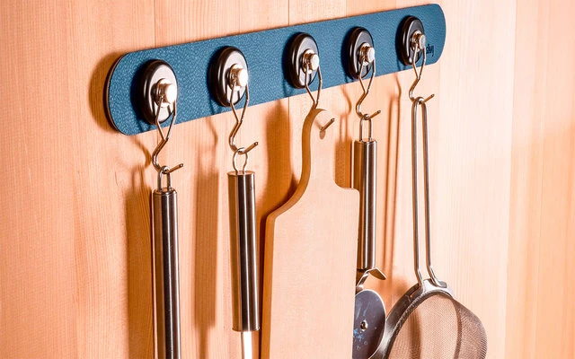 Silwy® Magnet Metall Leiste Mit Ledercoating 50 Cm Schwarz 1 Silwy® Magnet Metall Leiste Mit Ledercoating 50 Cm Schwarz