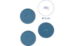 Silwy® Magnet-Pads 5 Cm 4er Set Blau