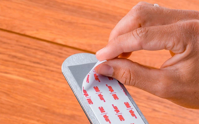 Silwy® Metall-Leiste 25 Cm Mit Ledercoating Blau 7 Silwy® Metall-Leiste 25 Cm Mit Ledercoating Blau – Bild 7