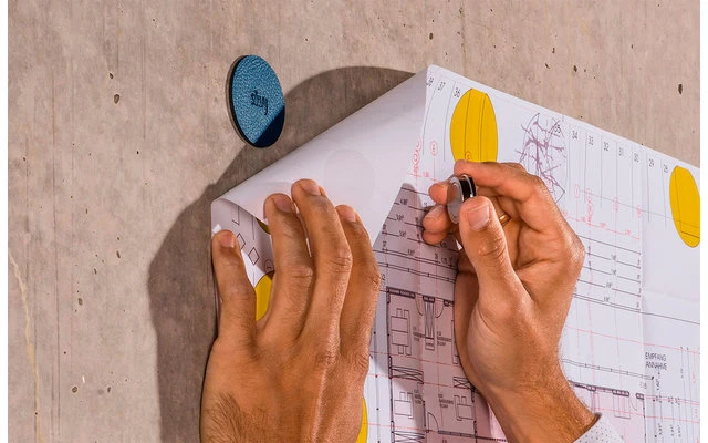 Silwy® Magnet-Pads 5 Cm 4er Set Schwarz 2 Silwy® Magnet-Pads 5 Cm 4er Set Schwarz – Bild 2