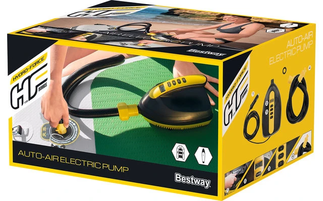 Bestway Hydro-Force Elektronische Hochdruck-Luftpumpe 12 V / 110 W 2 Bestway Hydro-Force Elektronische Hochdruck-Luftpumpe 12 V / 110 W – Bild 2
