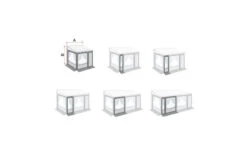 Fiamma Privacy Room / Caravanstore ZIP XL Frontpanel Für Markisenvorzelte 20 Cm -Dometic Verkäufe 347223 2244313