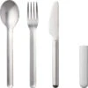Mepal Bloom Edelstahl Besteck Set Inkl. Kunststoffhülle 3-tlg. Nordic Green