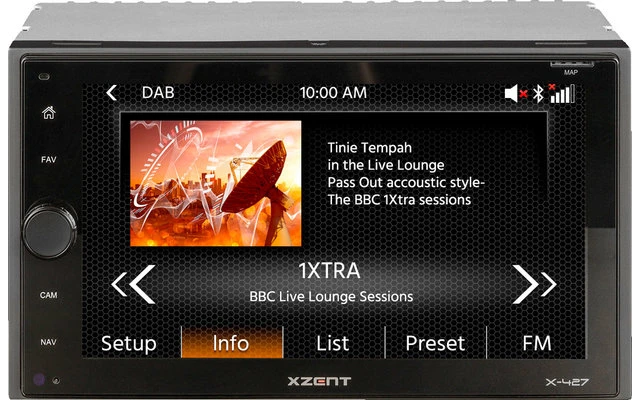 Xzent X-427 2-DIN Naviceiver Infotainmentsystem 2 Xzent X-427 2-DIN Naviceiver Infotainmentsystem – Bild 2