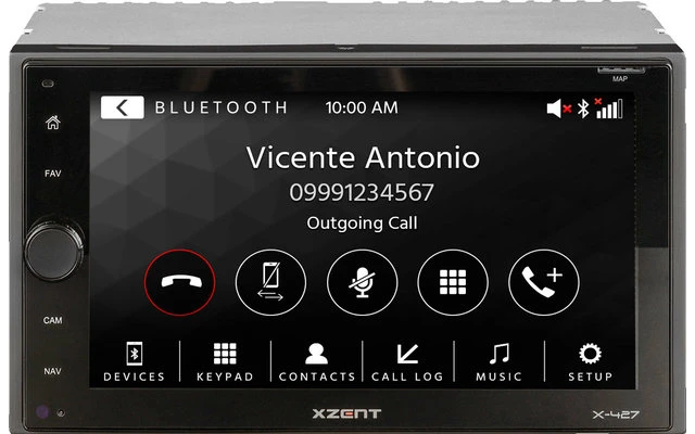 Xzent X-427 2-DIN Naviceiver Infotainmentsystem 3 Xzent X-427 2-DIN Naviceiver Infotainmentsystem – Bild 3