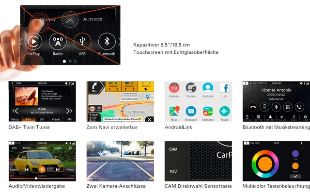 Xzent X-427 2-DIN Naviceiver Infotainmentsystem 6 Xzent X-427 2-DIN Naviceiver Infotainmentsystem – Bild 6