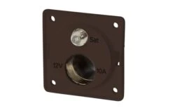 Kombisteckdose 12V+ SAT Anthrazit