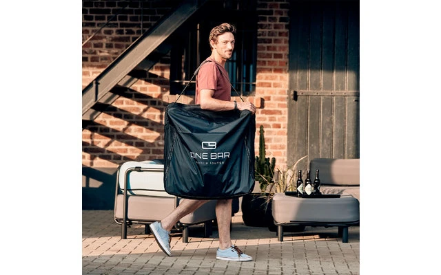 One Bar Element 3 Aufblasbarer Hocker Light Grey 3 One Bar Element 3 Aufblasbarer Hocker Light Grey – Bild 3