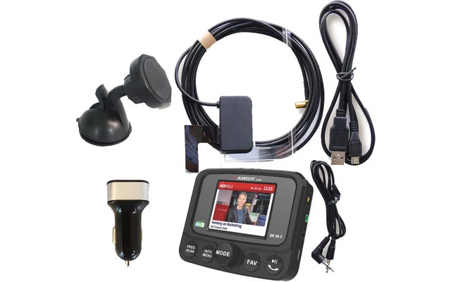 Albrecht DR56 C DAB+ Autoradio-Adapter Mit Farbdisplay 2 Albrecht DR56 C DAB+ Autoradio-Adapter Mit Farbdisplay – Bild 2