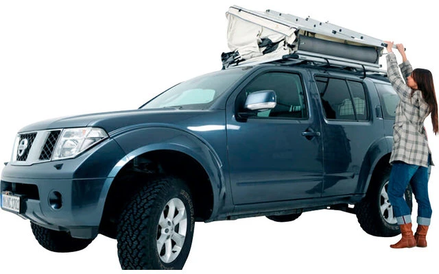 Campwerk Adventure 140 Dachzelt Hellgrau 1 Campwerk Adventure 140 Dachzelt Hellgrau