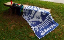 VW Collection T1 Bulli Strandtuch 160 X 90 Cm Blau / Weiß -Dometic Verkäufe 393067 2858477 1