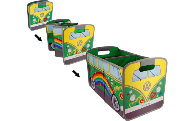 VW Collection T1 Bulli Faltbox Petrol / Blau 5 VW Collection T1 Bulli Faltbox Petrol / Blau – Bild 5