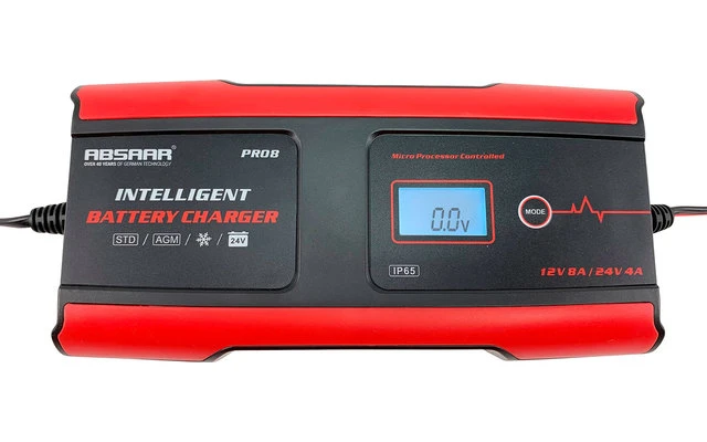 Absaar Pro8 Batterieladegerät 12 - 24 V / 8 A 1 Absaar Pro8 Batterieladegerät 12 - 24 V / 8 A