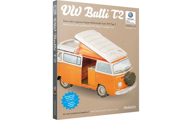 Franzis VW T2 Bulli Papierbausatz 5 Franzis VW T2 Bulli Papierbausatz – Bild 5