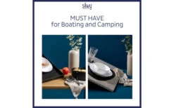 Silwy® Tricky Zusammenklappbares Besteck-Set 3-tlg. -Dometic Verkäufe 435252 3100794