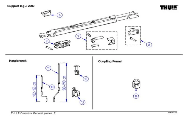 Thule Schnellspannhebel Passend Zu T. Omnistor 5000/5002/5102/5500....... 1 Thule Schnellspannhebel Passend Zu T. Omnistor 5000/5002/5102/5500.......