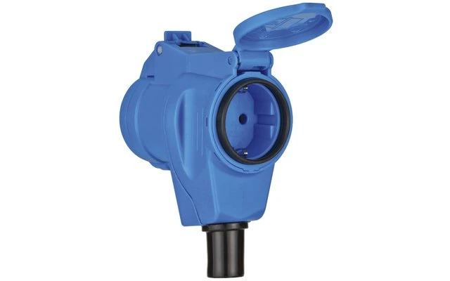Brennenstuhl Winkel Kupplung CEE 230V 16A Schuko Steckdose Blau 1 Brennenstuhl Winkel Kupplung CEE 230V 16A Schuko Steckdose Blau