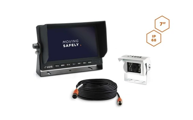 LUIS Basic Rückfahrsystem Inkl. 7" Monitor 12 - 24 V Schwarz 3 LUIS Basic Rückfahrsystem Inkl. 7" Monitor 12 - 24 V Schwarz – Bild 3
