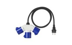 PAT Adapterkabel 150 Cm 3 X 2,5 Mm² Von Schuko Stecker Nach 3 X CEE -Dometic Verkäufe 443978 3407627