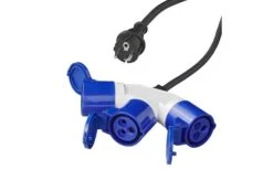 PAT Adapterkabel 150 Cm 3 X 2,5 Mm² Von Schuko Stecker Nach 3 X CEE -Dometic Verkäufe 445118 3407633