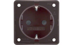 Berker Integro Steckdose Schutzkontakt Mit Erhöhtem Berührungsschutz Grau Matt