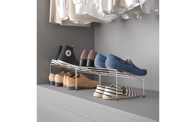 Metaltex Cipok-2 Schrankeinsatz Für Schuhe 2er Set Weiß 1 Metaltex Cipok-2 Schrankeinsatz Für Schuhe 2er Set Weiß