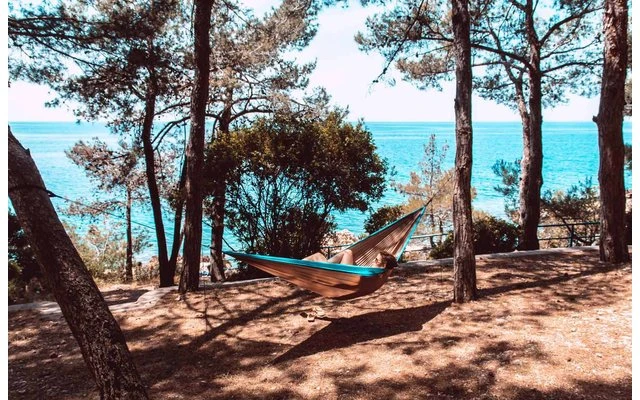 Amazonas Hängematte Silk Traveller XL Chili 4 Amazonas Hängematte Silk Traveller XL Chili – Bild 4