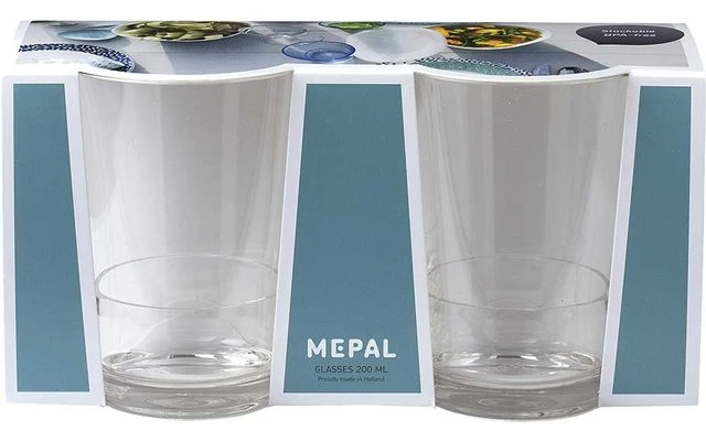 Mepal Flow Kunststoffglas 2er Set 200 Ml 1 Mepal Flow Kunststoffglas 2er Set 200 Ml