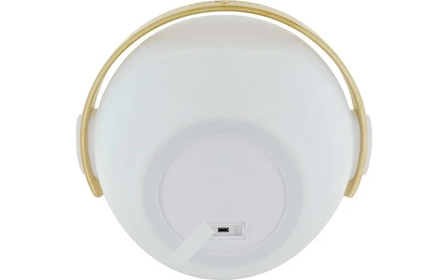 LED Lampe Mit Bluetooth Speaker Und Holz Handgriff 3 LED Lampe Mit Bluetooth Speaker Und Holz Handgriff – Bild 3