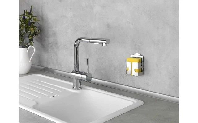 Wenko Turbo-Loc Edelstahl Schwammhalter Rostfrei, Befestigen Ohne Bohren 4 Wenko Turbo-Loc Edelstahl Schwammhalter Rostfrei, Befestigen Ohne Bohren – Bild 4