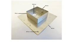 Autoterm Einbauflansch Air 4D Bodenmontagehalterung 80 Mm -Dometic Verkäufe 535735 3508657