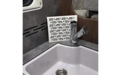 Pufz Schwedisches Geschirrtuch Wohnwagen Retro Grau -Dometic Verkäufe 552865 3623236