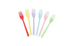 Rice Melamin Kuchengabel Multi Set 6 Teilig