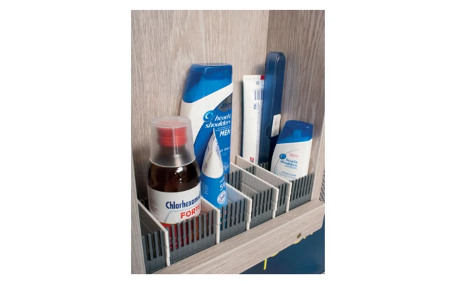 Purvario Pure Light Edition Stauleisten Set Für Schubladen 8 Stück Anthrazit / Grey 1 Purvario Pure Light Edition Stauleisten Set Für Schubladen 8 Stück Anthrazit / Grey