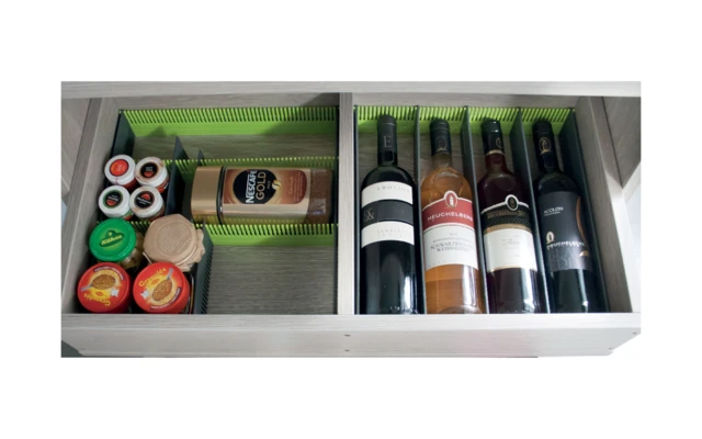 Purvario Pure Light Edition Stauleisten Set Für Schubladen 8 Stück Anthrazit / Grey 4 Purvario Pure Light Edition Stauleisten Set Für Schubladen 8 Stück Anthrazit / Grey – Bild 4