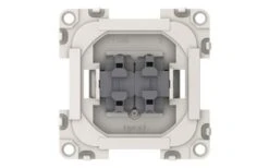 Inprojal System 10.000 Doppeltaster-Einsatz Mit Schraubanschluß