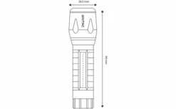 Entac Mini Taschenlampe 3 W Und COB Wiederaufladbar